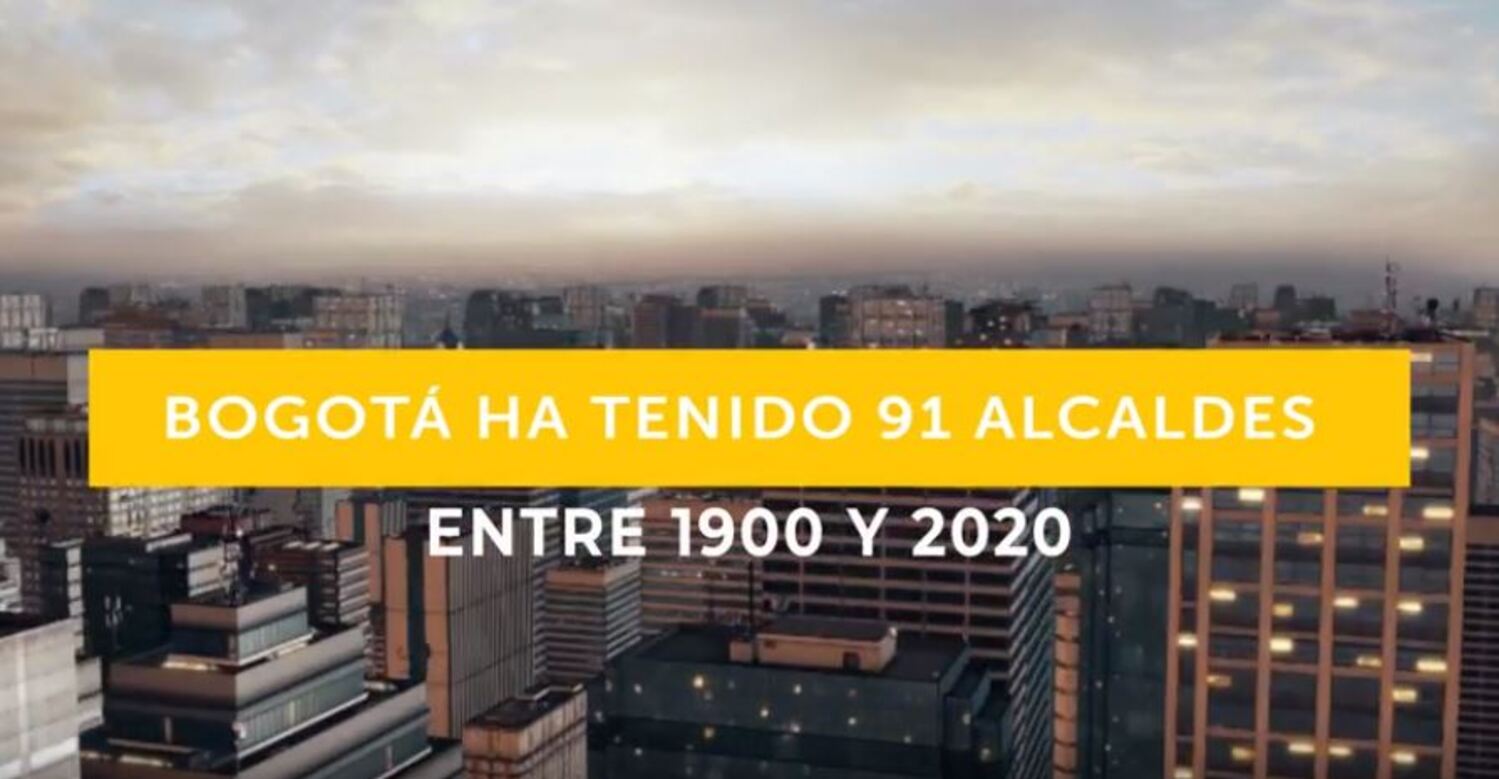 La historia de los últimos 91 alcaldes de Bogotá