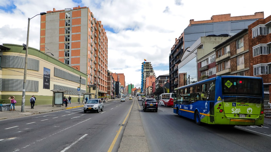 Fotografía de Bogotá en la Carrera Séptima