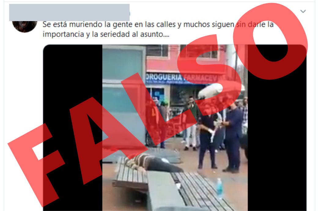 FALSO: No murió una persona en la vía pública de Patio Bonito el 29 de abril