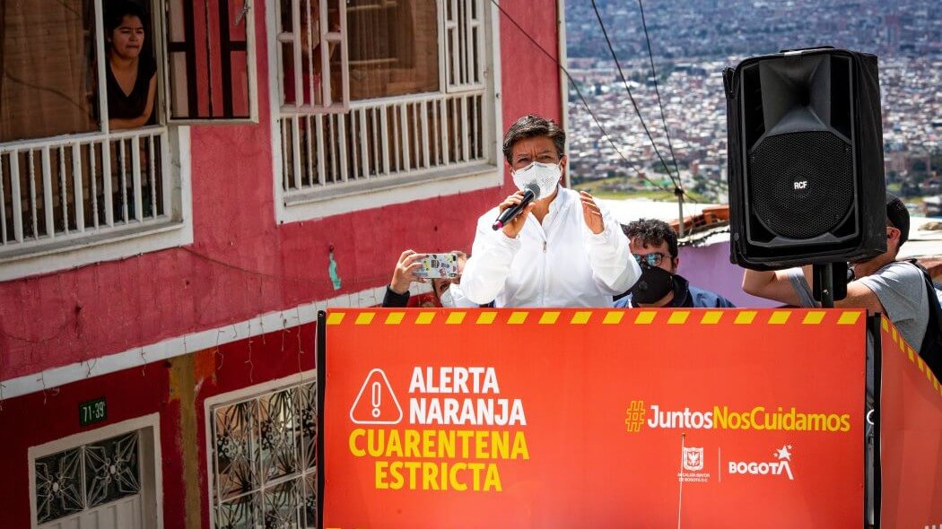 Alcaldesa Claudia López en Ciudad Bolívar