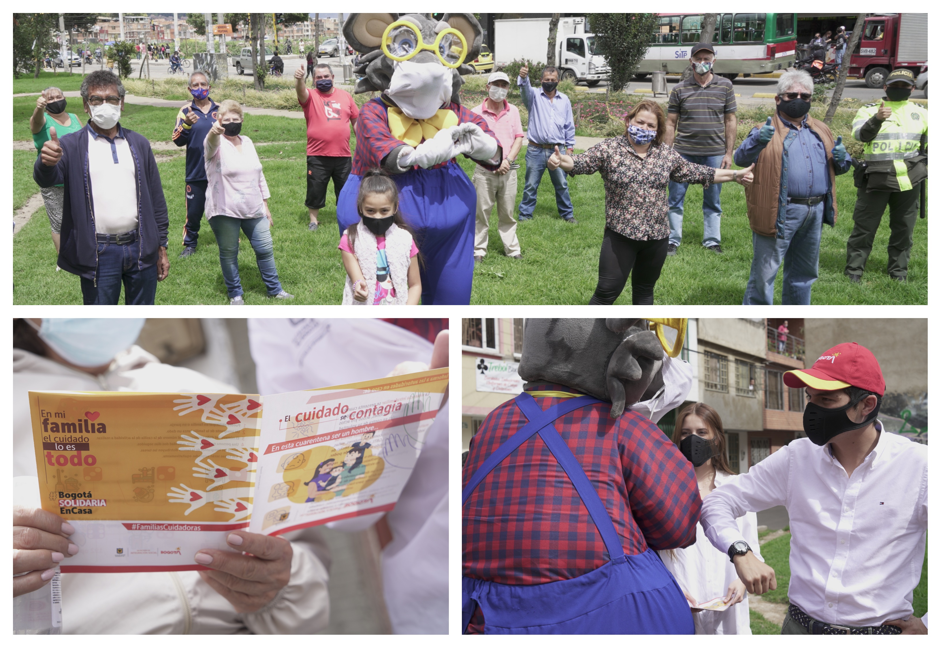 La Caravana del Cuidado del IDPAC “Amarte es cuidarme”,