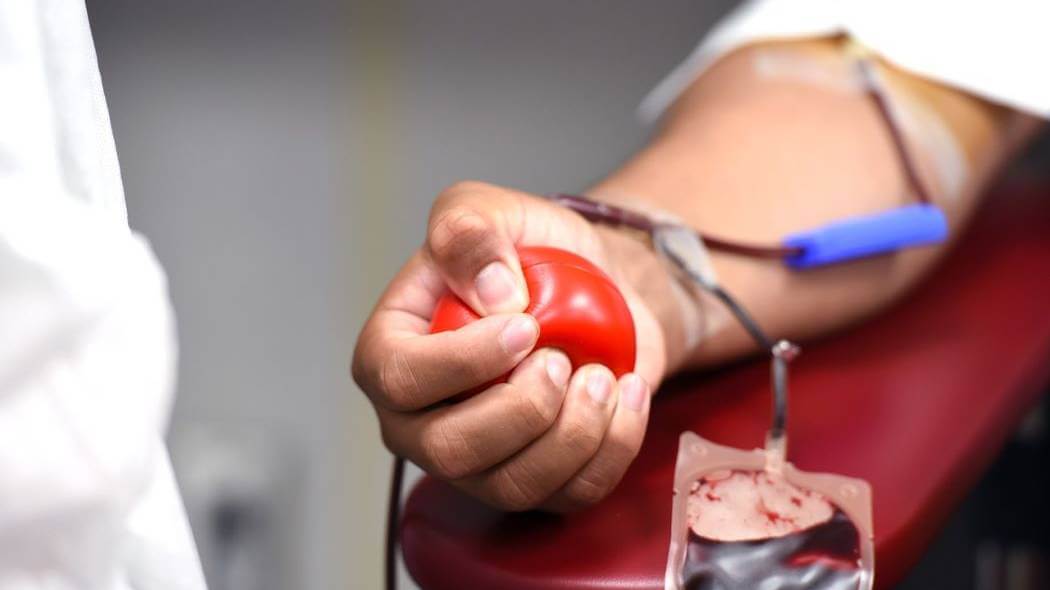 Imagen de donación de sangre.