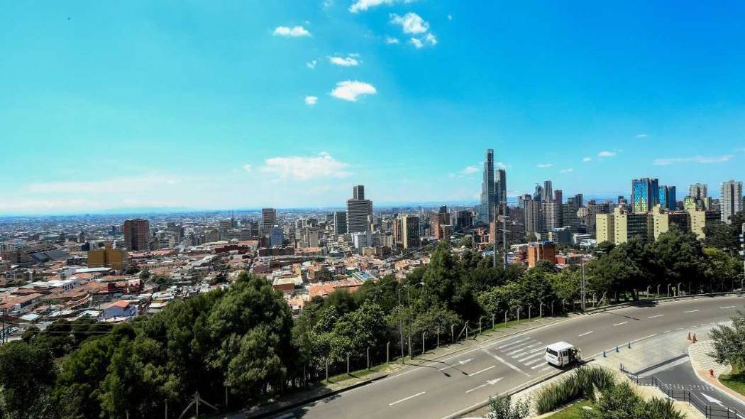 Panorámica de Bogotá.