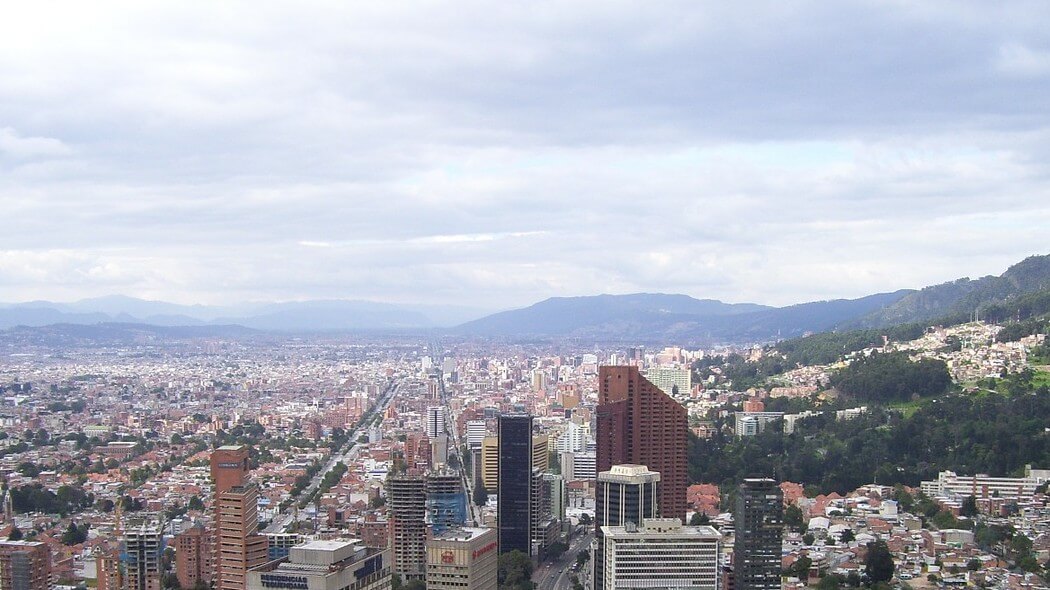 Panorámica de Bogotá.