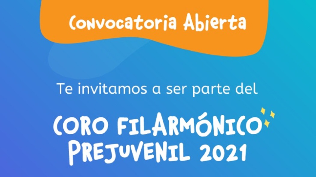 La Orquesta Filarmónica de Bogotá invita a participar a los jóvenes interesados, con conocimientos y/o experiencia previa en el canto (coral o solista).