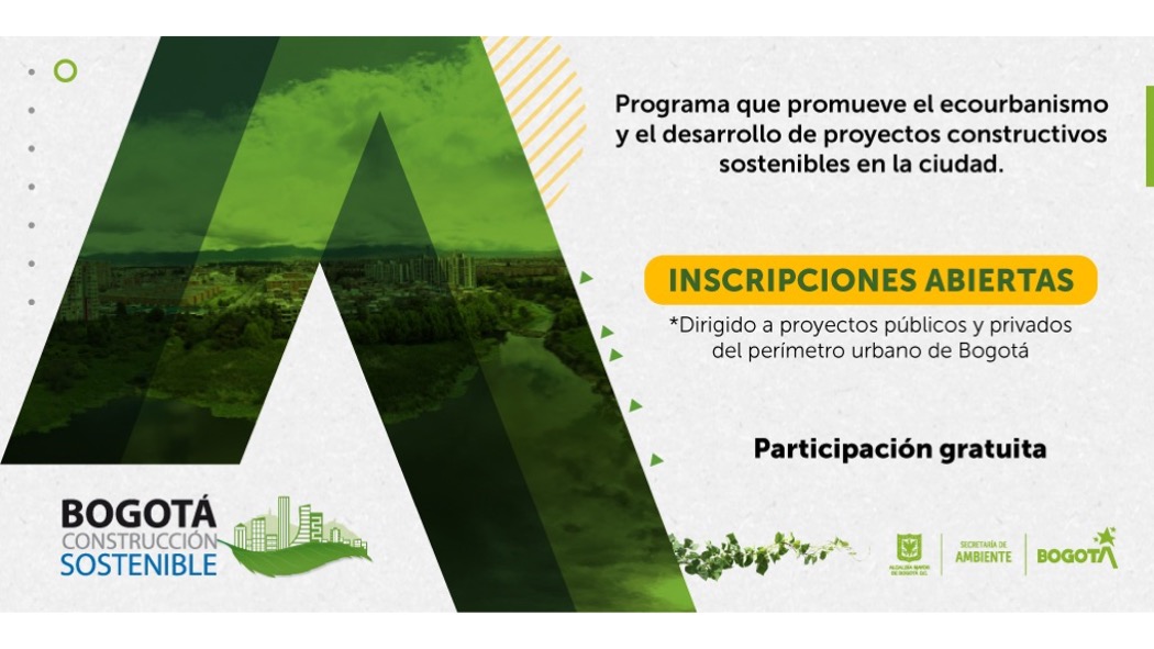 "El ecourbanismo juega un rol fundamental, ya que permite integrar la economía circular y la sostenibilidad en las edificaciones de Bogotá”, Diego Rubio, subdirector de Ecourbanismo y Gestión Ambiental 