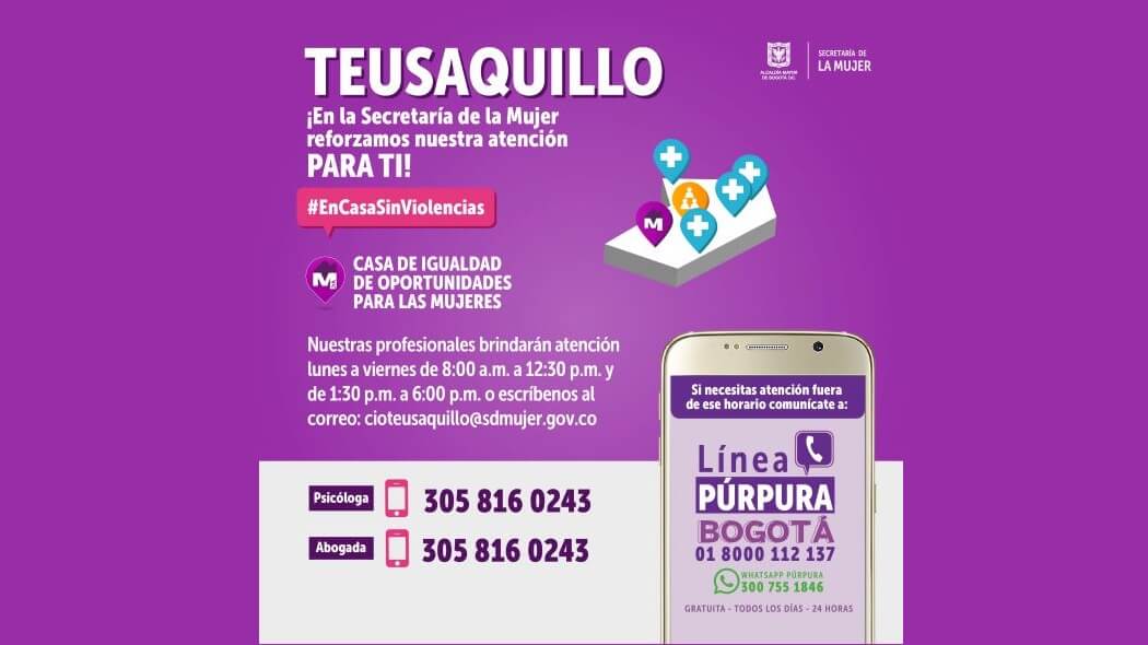 Puntos de atención en Teusaquillo.