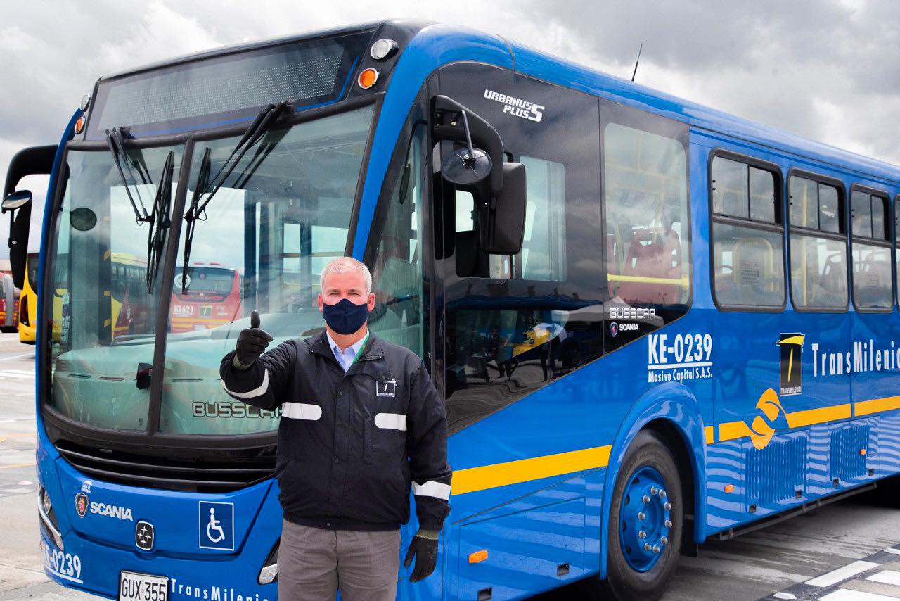 Conductor del SITP. Foto: TransMilenio 