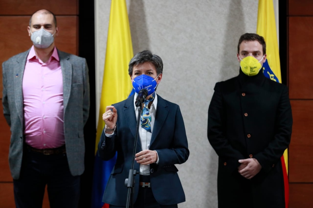 La alcaldesa Claudia López anuncia nuevas medidas en materia de seguridad en Bogotá