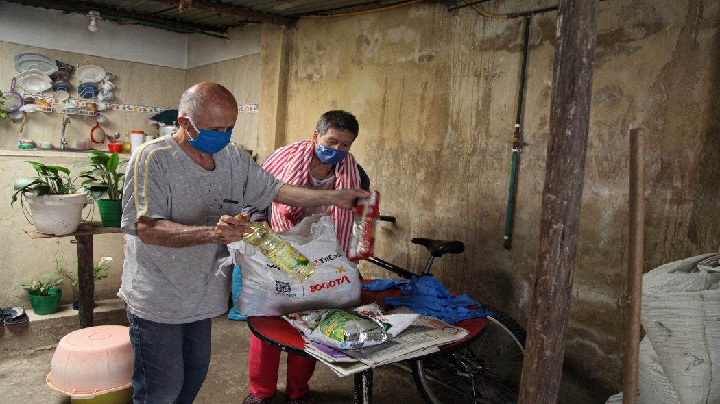 Beneficiarios de Bogotá Solidaria en Casa, localidad Ciudad Bolivar