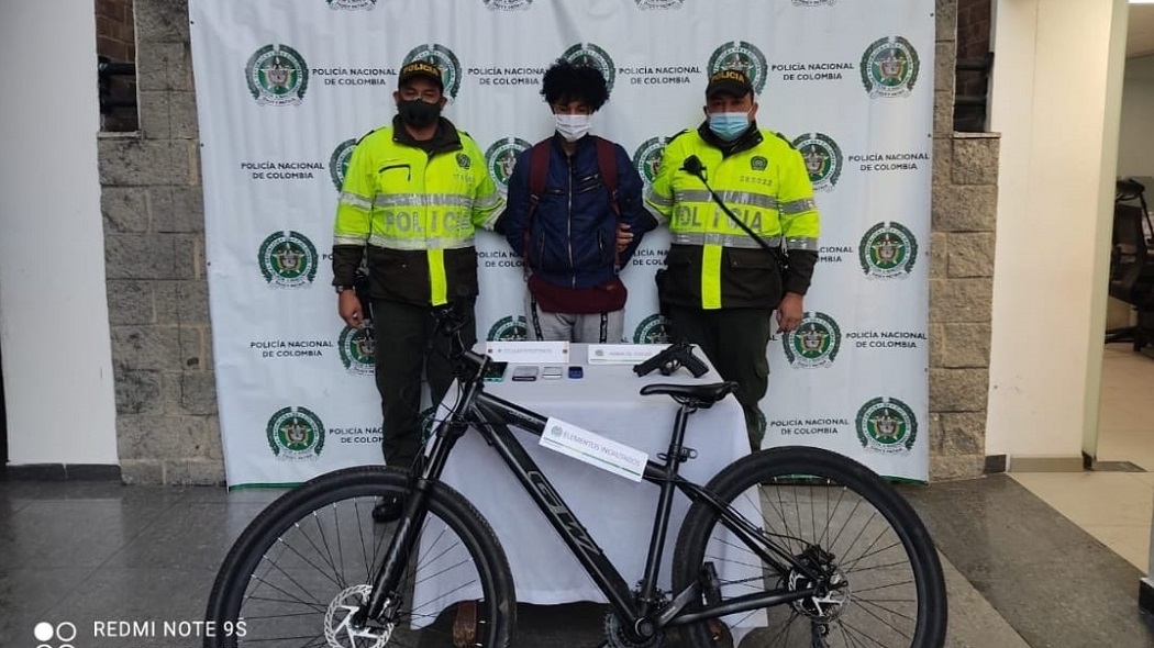 El capturado era perseguido desde el barrio Las Ferias donde realizó el robo de la bicicleta.