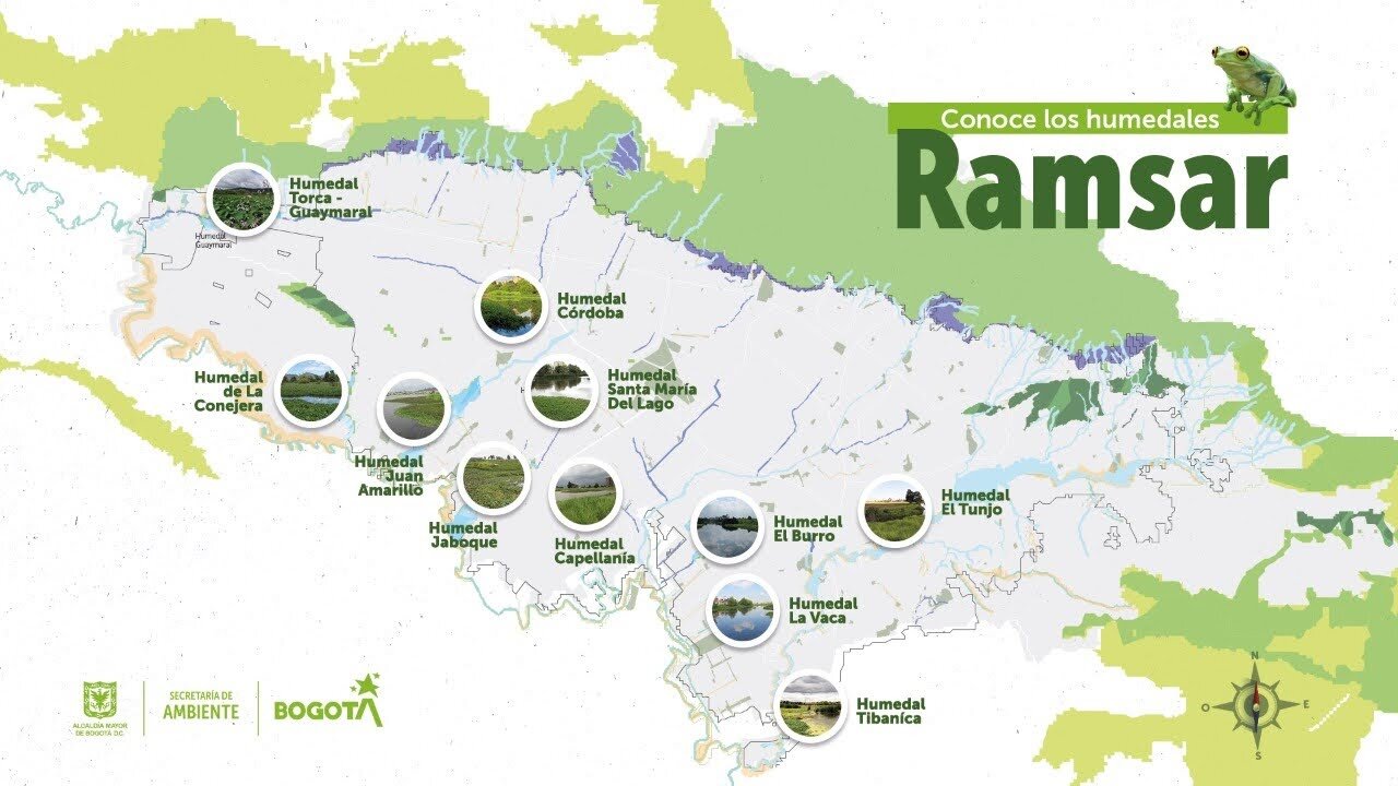 El Complejo Ramsar está compuesto por 11 humedales, con un área total de 667,38 hectáreas.