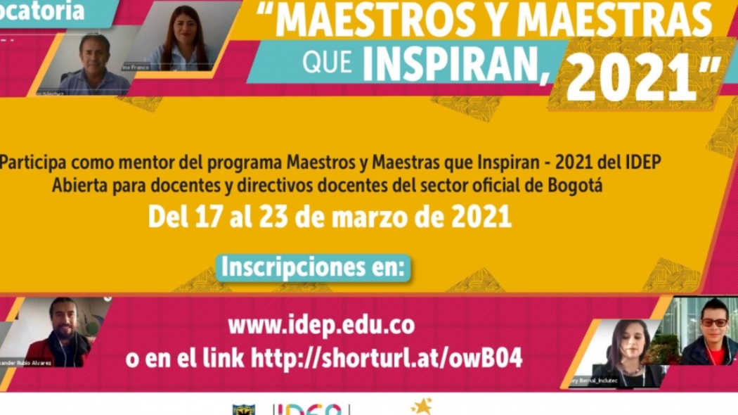 Convocatoria maestros y maestras 