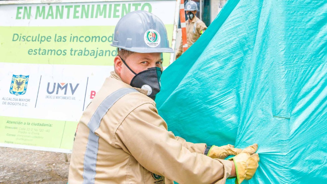 Personal de la UMV en obras.