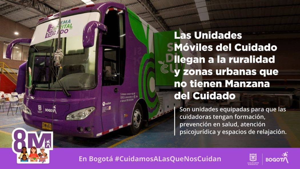 Imagen de una de las Unidades Móviles de Cuidado