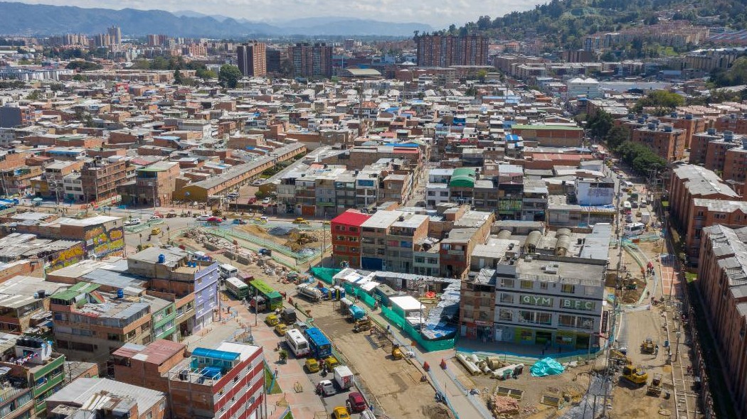 Imagen de las obras de la avenida Rincón.