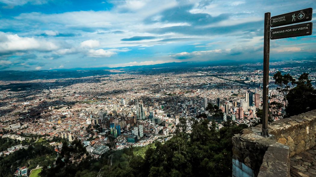 Vista de Bogotá desde Monserrate