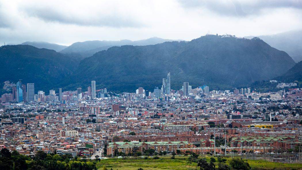 Panorámica de Bogotá.