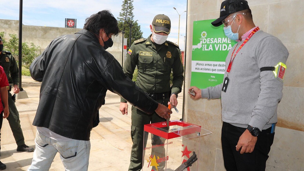 Desde el primero de enero del 2020 hasta el 31 de marzo de este año ya son 197.866 armas blancas que han sido entregadas voluntariamente.