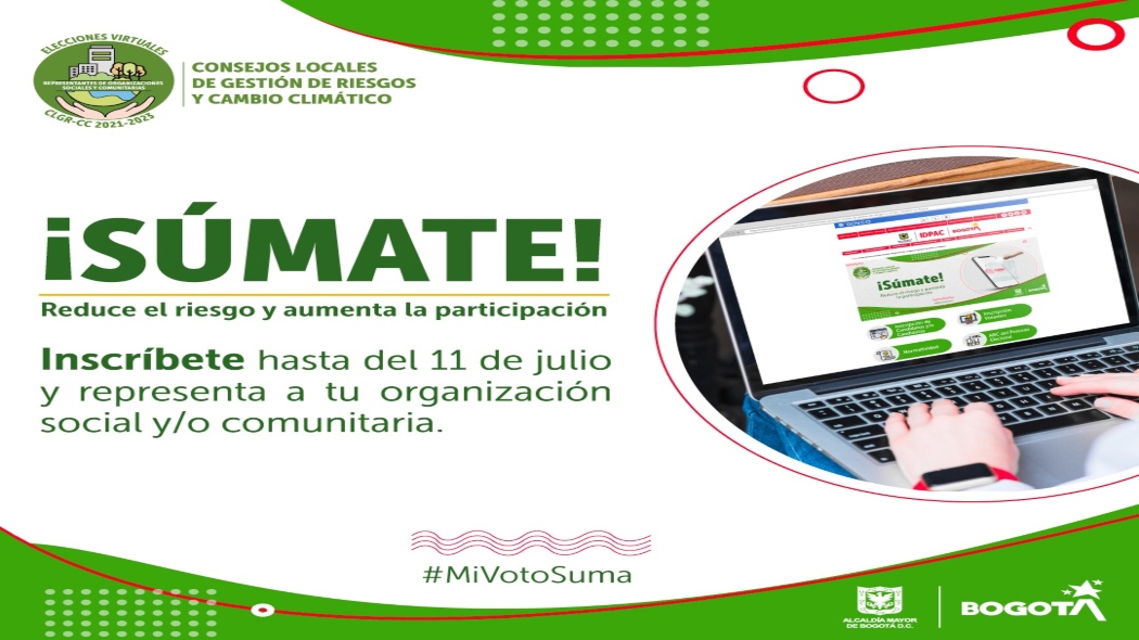 Se amplia el calendario para elecciones para ser Representante de las Organizaciones Sociales y Comunitarias 