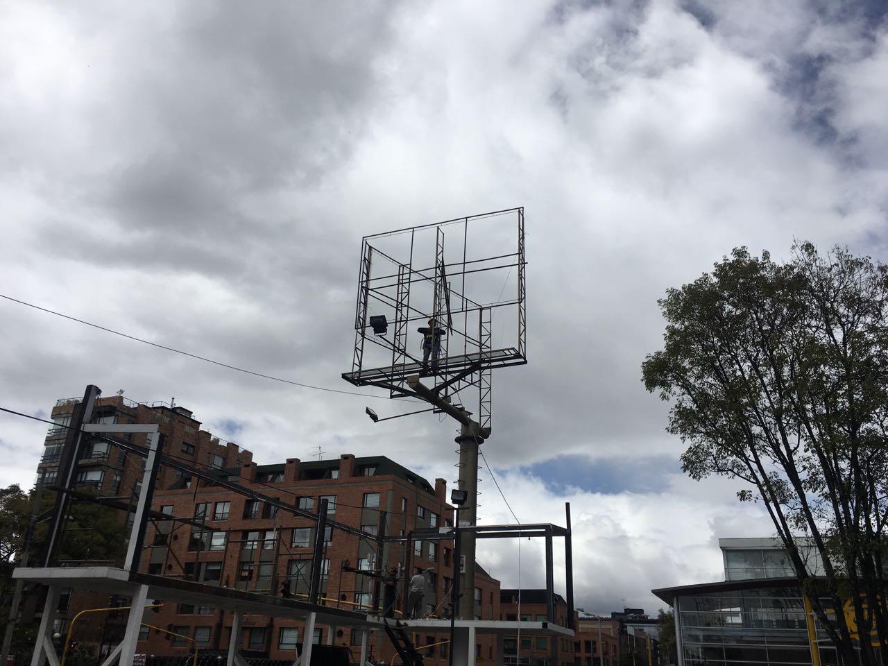  Las vallas publicitarias son de los principales medios de publicidad. Foto: Secretaría de Ambiente