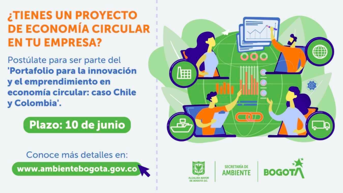 Los proyectos deben estar enmarcados en alguna de las ‘9R’ de la economía circular: repensar, reducir, reusar, reparar, restaurar, remanufacturar, reutilizar, reciclar o recuperar. Imagen: Secretaría de Ambiente