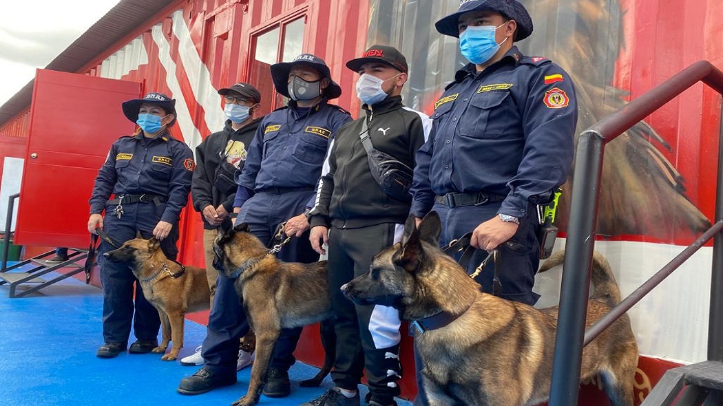 En las instalaciones de Puente Aranda los bomberos atienden inicialmente a animales rescatados en emergencias