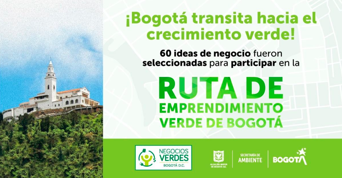 A la convocatoria se presentaron 160 ideas de negocio verde. Pieza: Secretaría de Ambiente