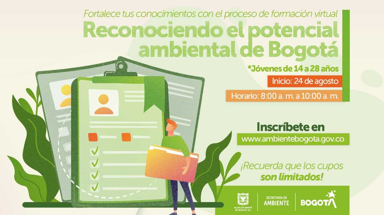 La convocatoria estará abierta hasta el 24 de agosto. Pieza: Secretaría de Ambiente