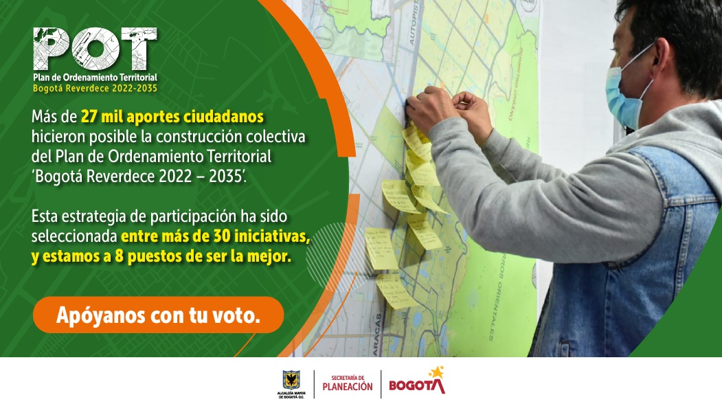 POT: Estrategia de participación ciudadana recibe nominación de DASCD