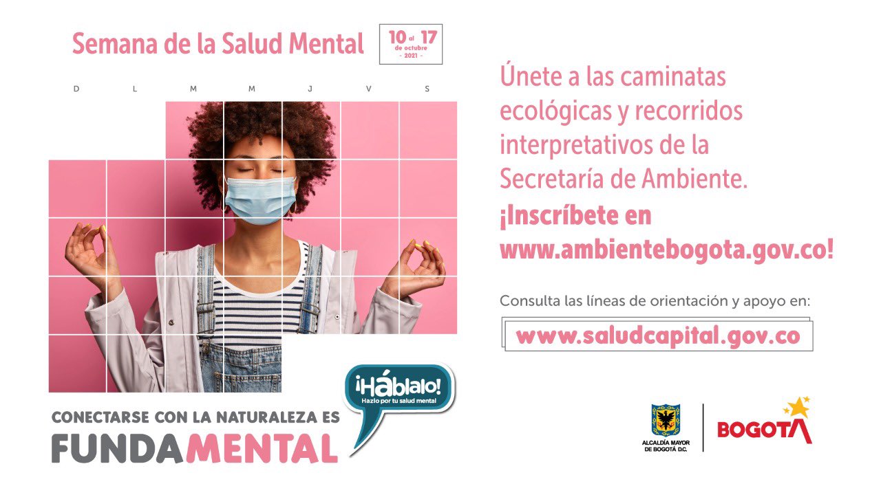 Para asistir a las caminatas gratuitas debes inscribirte en los links correspondientes. Pieza: Secretaría de Ambiente.