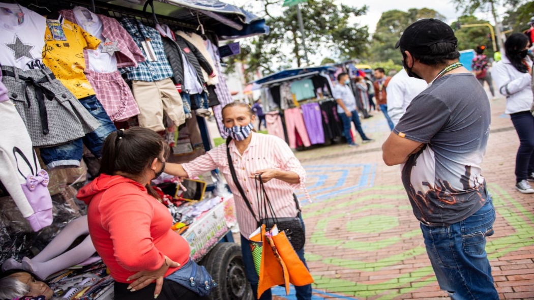 En Suba, inclusión productiva de vendedores informales en Bogotá a Cielo Abierto