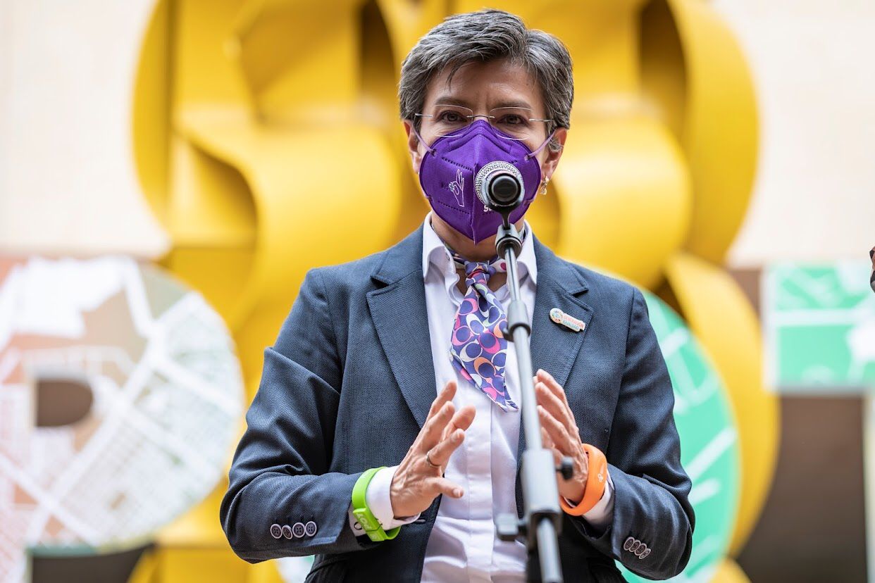 La alcaldesa, Claudia López, aseguró que los opositores del POT están saboteando su discusión en el Concejo de Bogotá. Foto. Alcaldía.