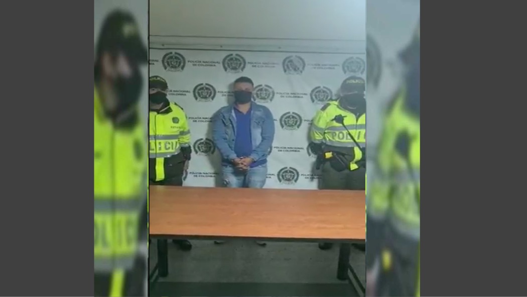 Hombre capturado en Bogotá solicitado con circular roja de la Interpol 