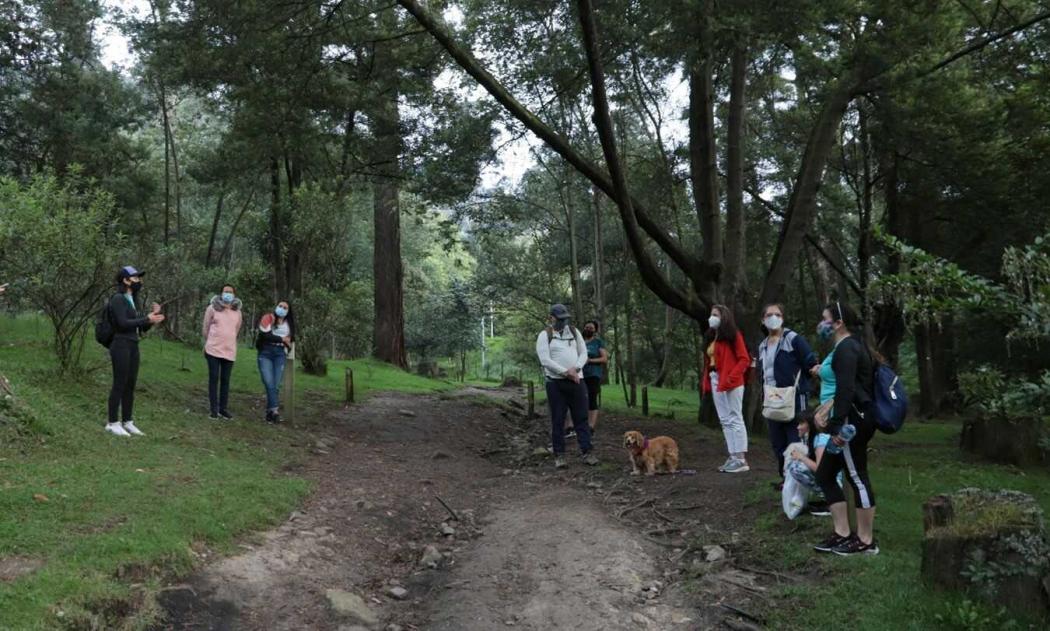 Cronograma de caminatas en Bogotá para el mes de diciembre