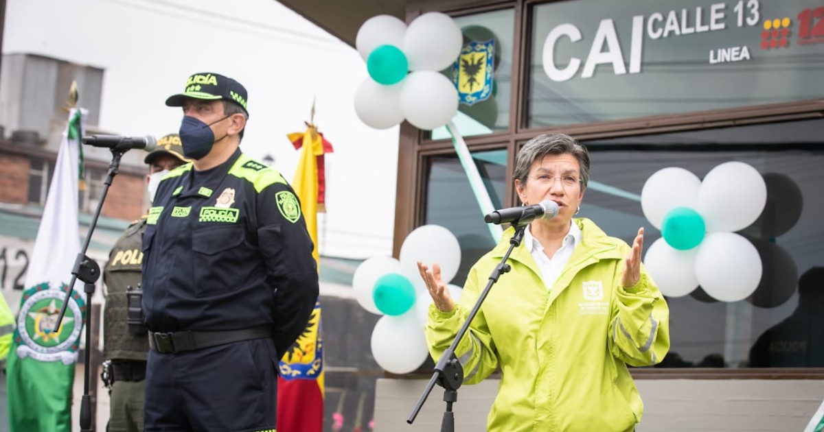 Alcaldesa, Claudia López, entregó el CAI de la Calle 13 de Fontibón