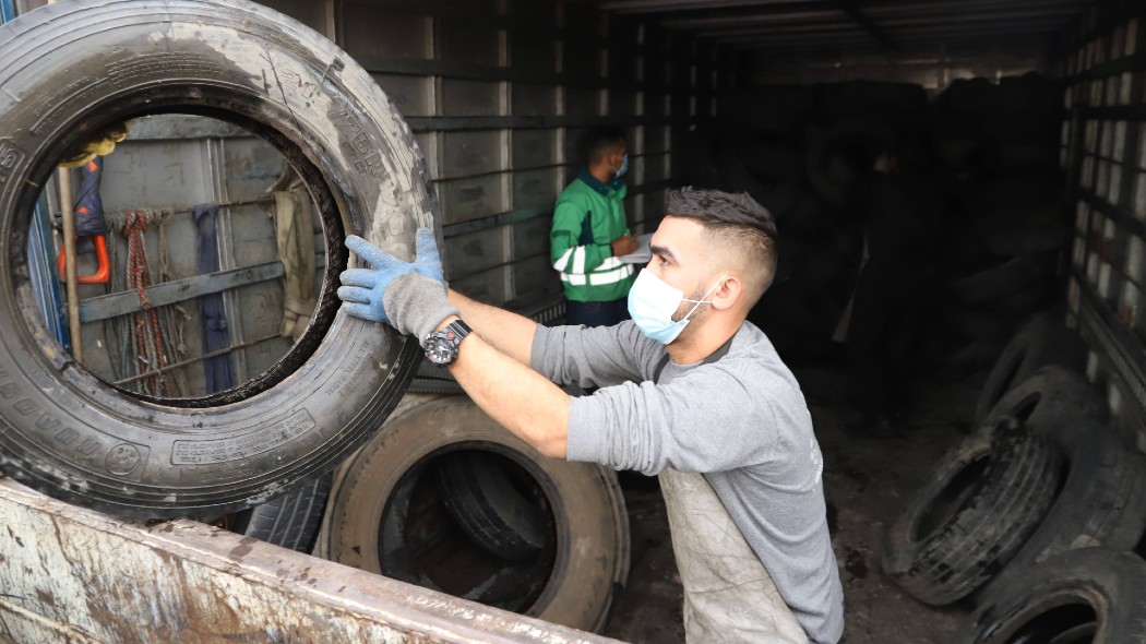 En jornada de 'Llantatón' de Bosa se recolectaron más de 570 llantas