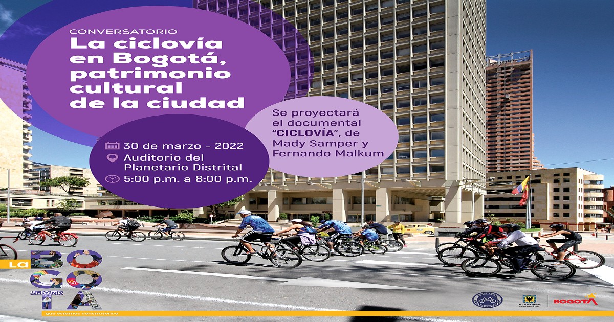 Conversatorio de la bicicleta como patrimonio cultural de Bogotá