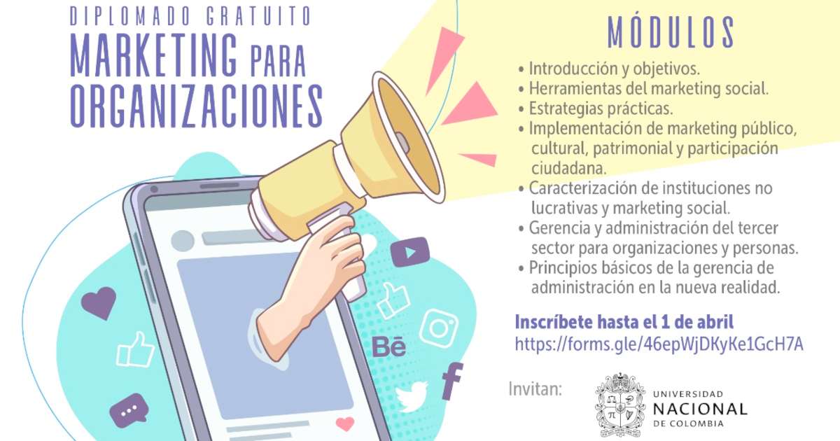 Inscripciones abiertas para diplomado en Marketing para Organizaciones