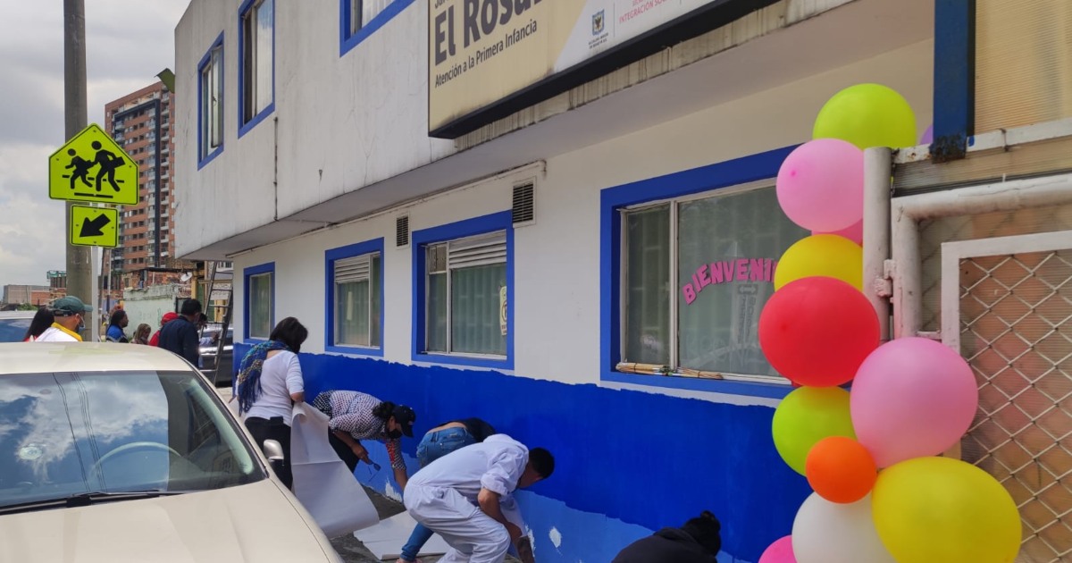 Jornada de intervención en Jardín Infantil El Rosario-Barrios Unidos