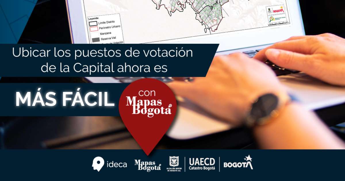 Consulta tu puesto de votación en Mapas Bogotá: paso a paso y más