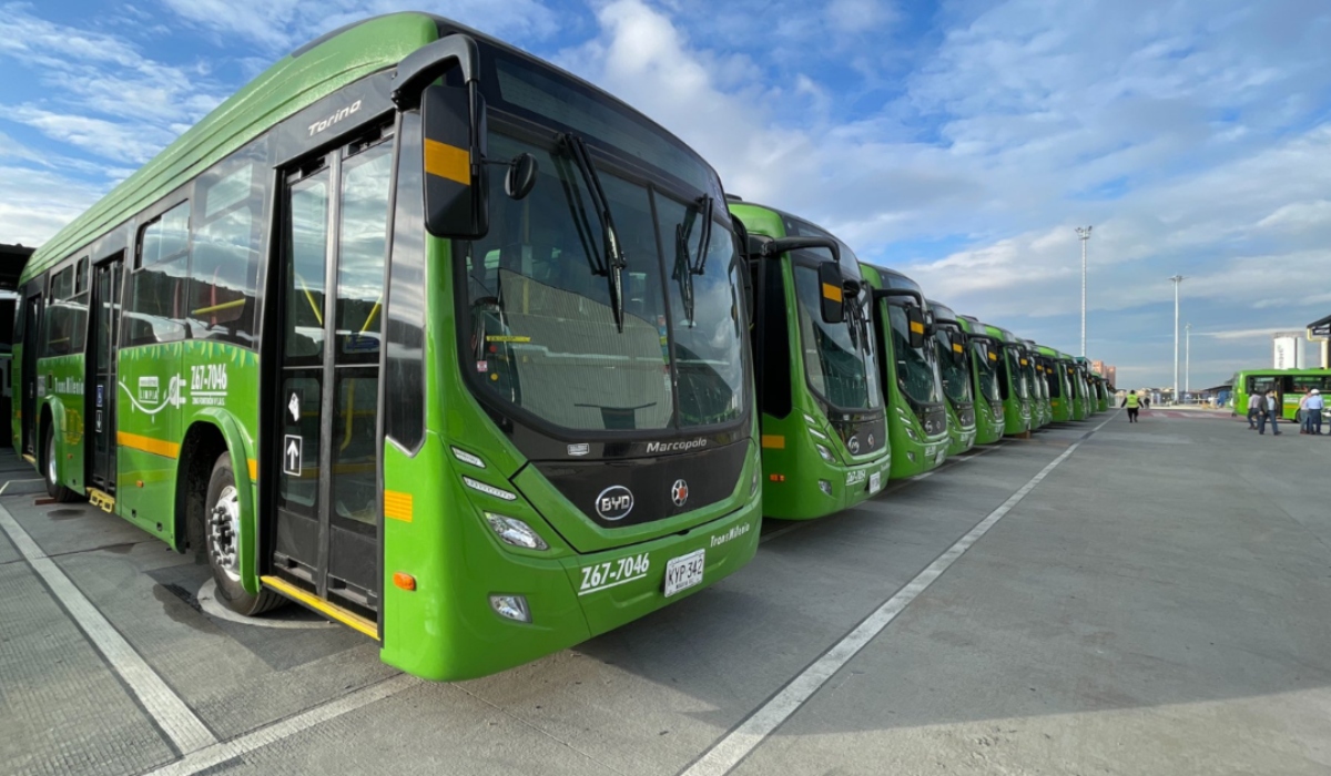 Localidades de Bogotá donde operarán los 406 nuevos buses eléctricos