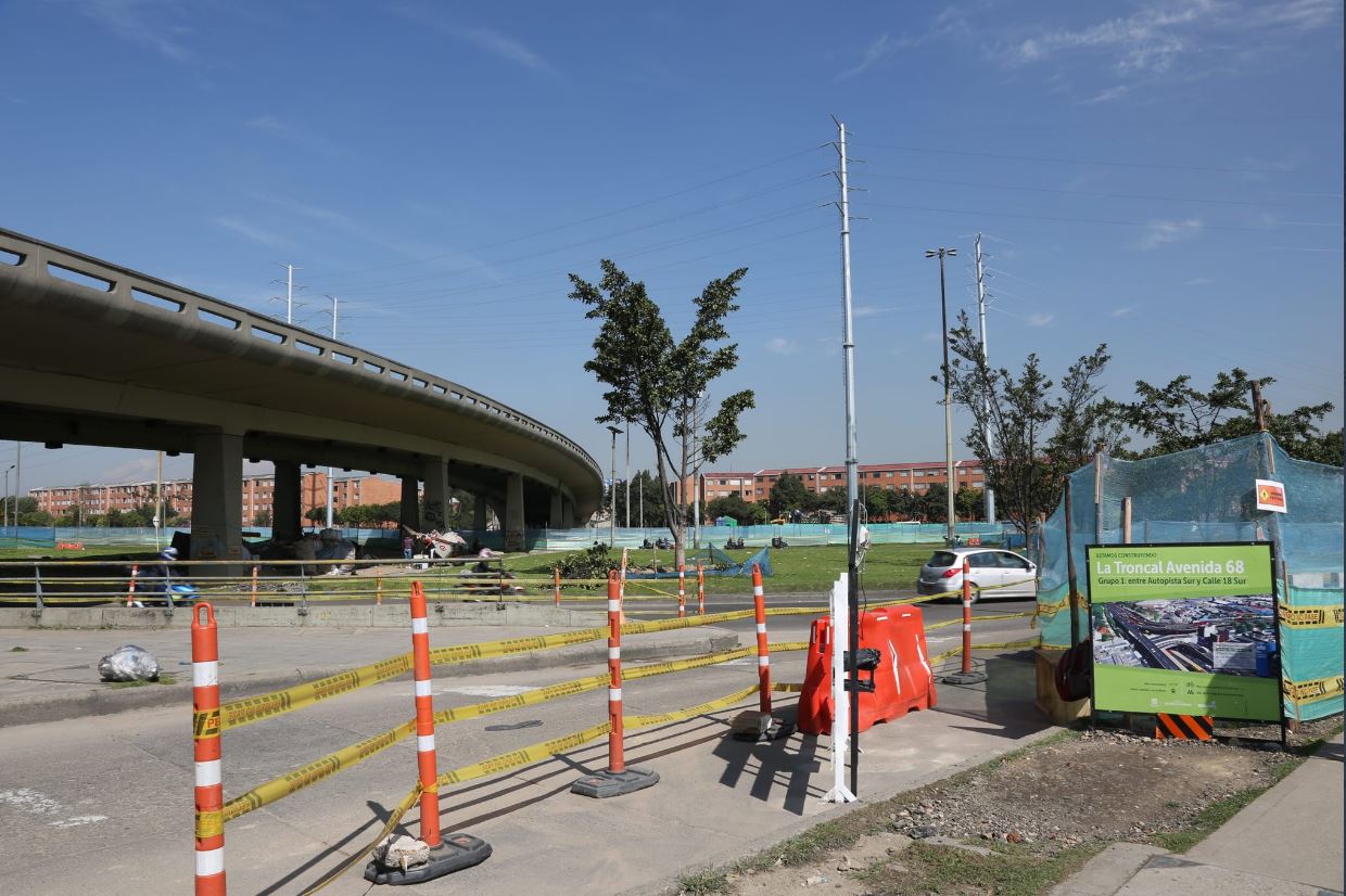 Movilidad en Bogotá: Conoce los cierres en andenes sobre la Avenida 68