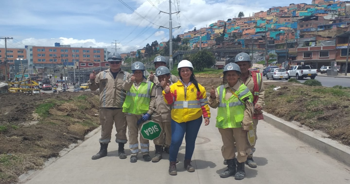 Andrea, mamá cuidadora que se convirtió en ingeniera a cargo de grandes obras