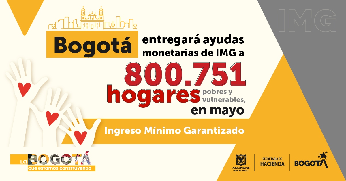 Más de 800.000 hogares vulnerables recibirán ayudas monetarias de IMG en mayo