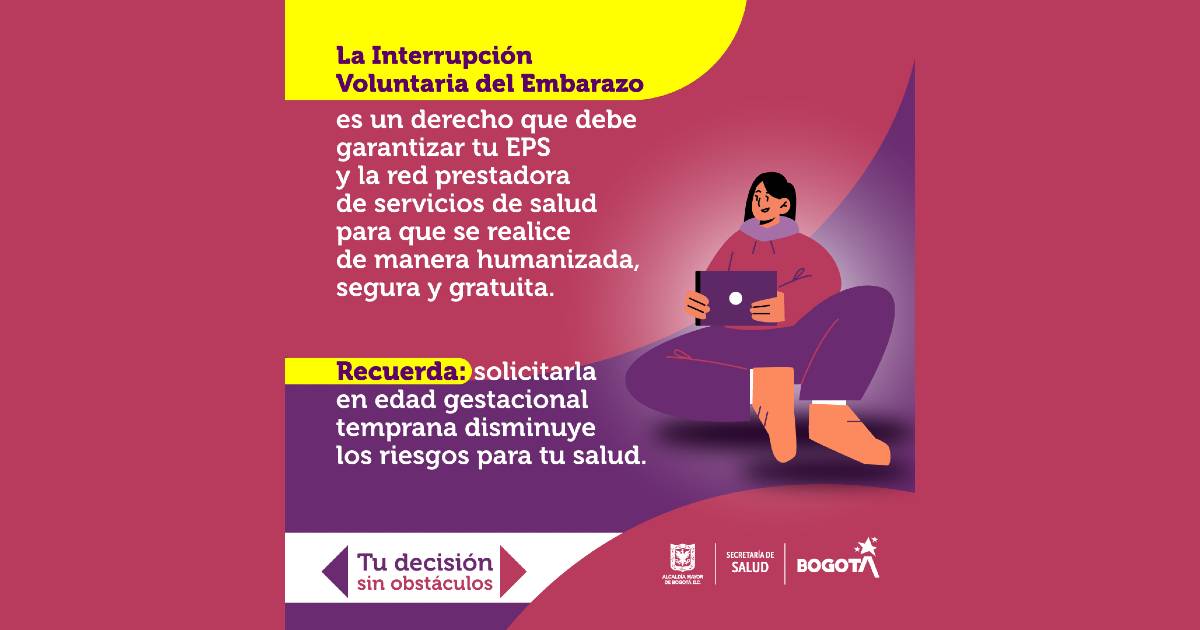 Cómo Bogotá garantiza el acceso a interrupción voluntaria del embarazo