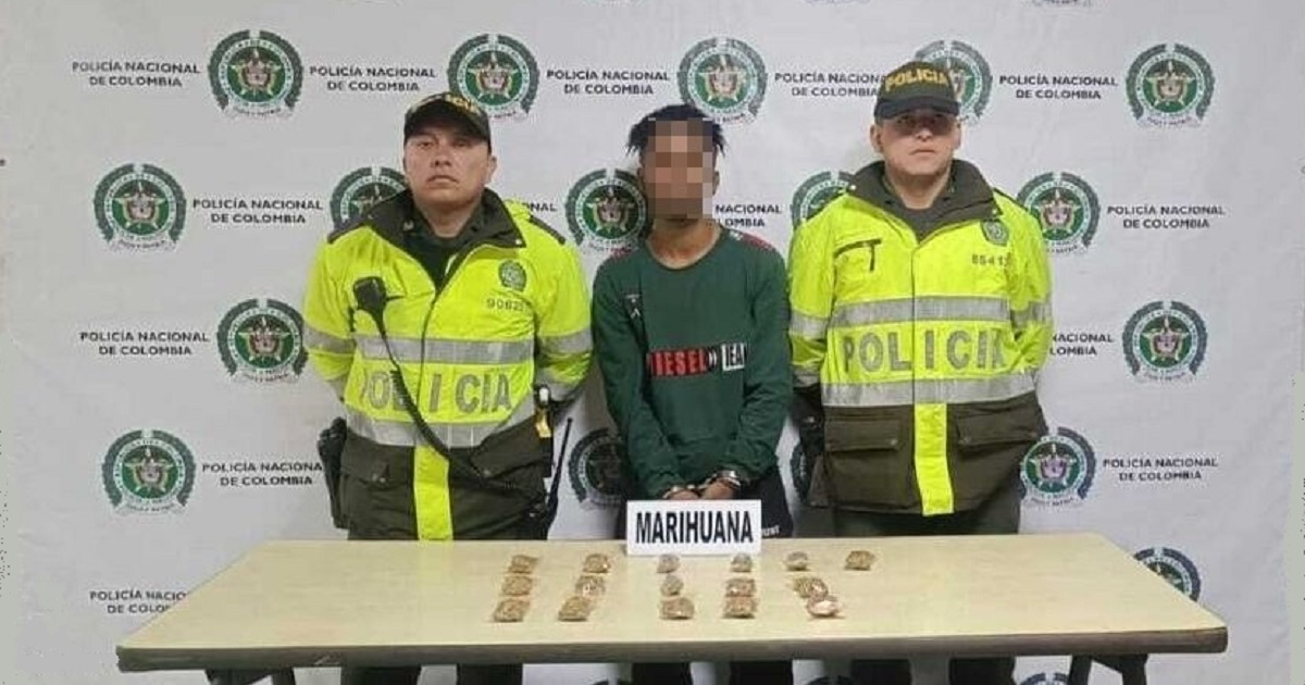 Capturado en Usme a un hombre que tenía varios paquetes de marihuanaa