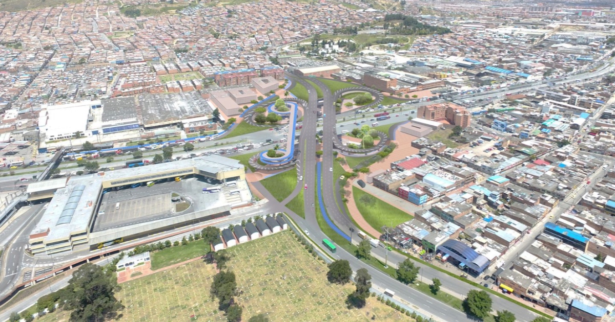 Contrato para construir intersección en la Autopista Sur con Av. Bosa