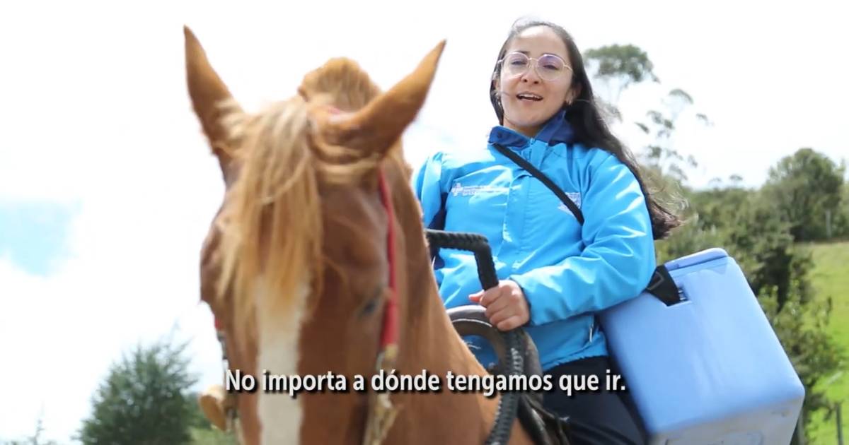 Jornadas de vacunación en las localidades rurales de Bogotá (video)