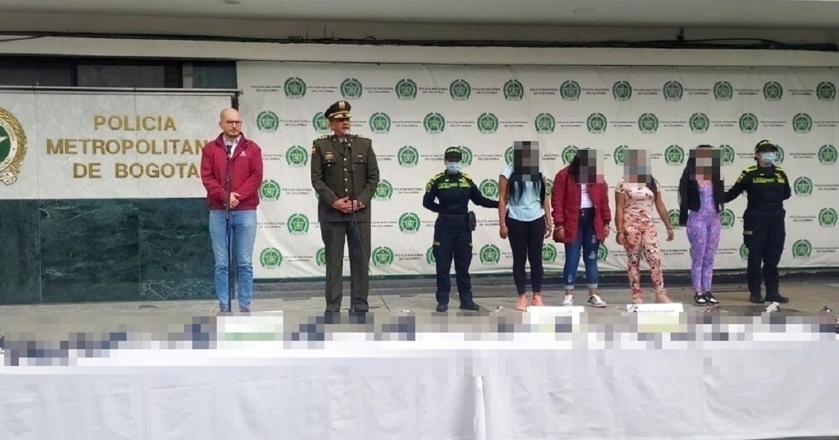 Estas son las 4 mujeres capturadas con 23 armas de fuego y una granada